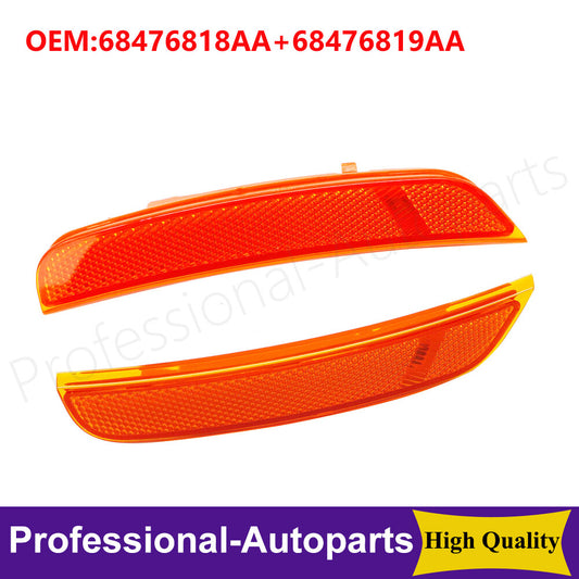 One pair of front left and right bumper side marker lights applicable to 2021-2023 for Dodge Durango