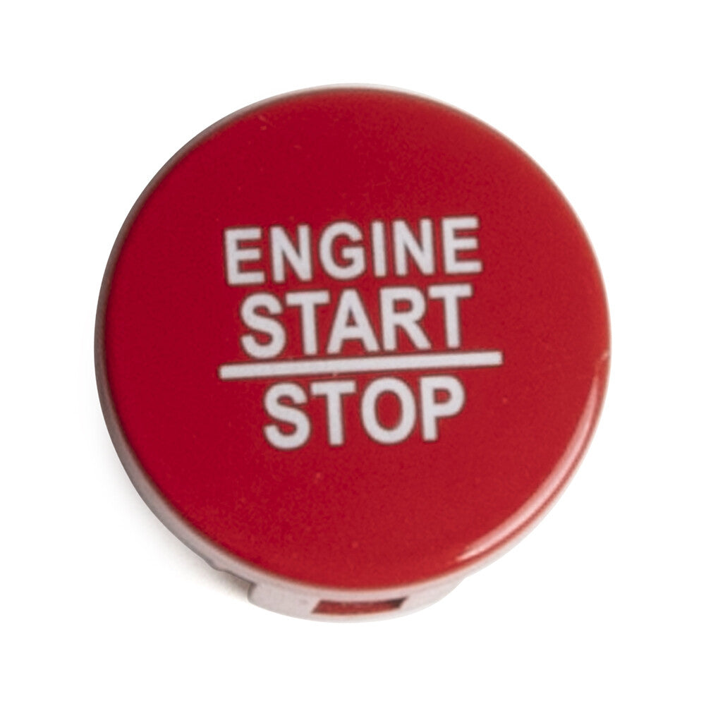 Car Engine Start Stop Button Cover Red Fit for Maserati Ghibli Quattroporte 2014-21