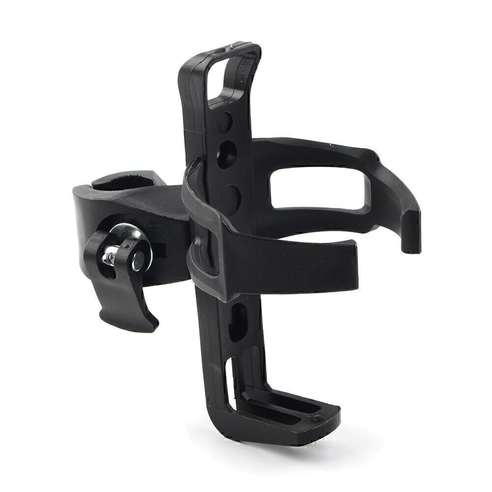 For Stroller Bike Wheelchair Walker Black Water Cup Holder Drink Holder Clamp