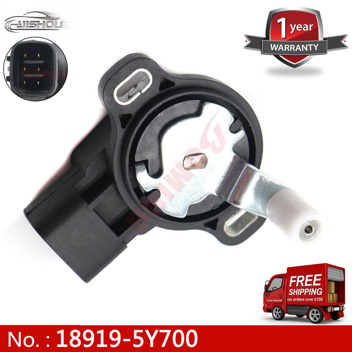 Accelerator pedal sensor 18919 - 5Y700 for 2002-2006 for Toyota for Camry LE SE XLE 4-door