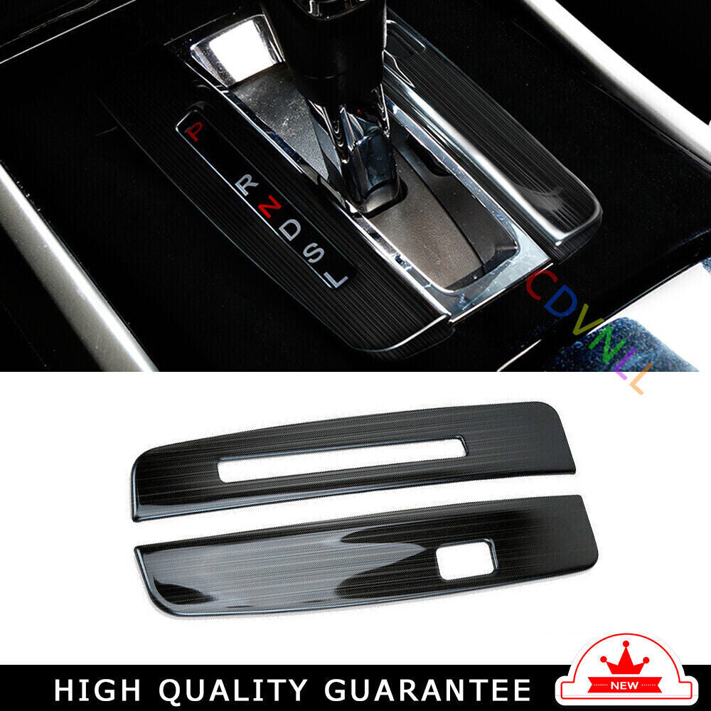 Inner Gear Shift Panel Decor Cover Trim for Honda Accord 14-2017 Black Titanium