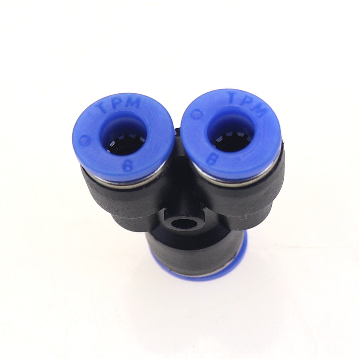 10-Piece Pneumatic Reduction Y-Combiner OD 5/16 to 1/4 Inch Push-Type 3-Way Accessory