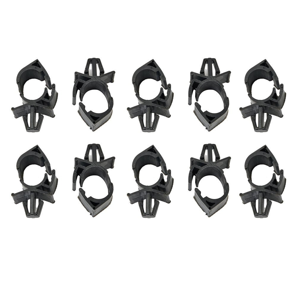 Black Fasteners Clips Plastic Fender Wire Harness Bumpers Rivet Nylon Closure