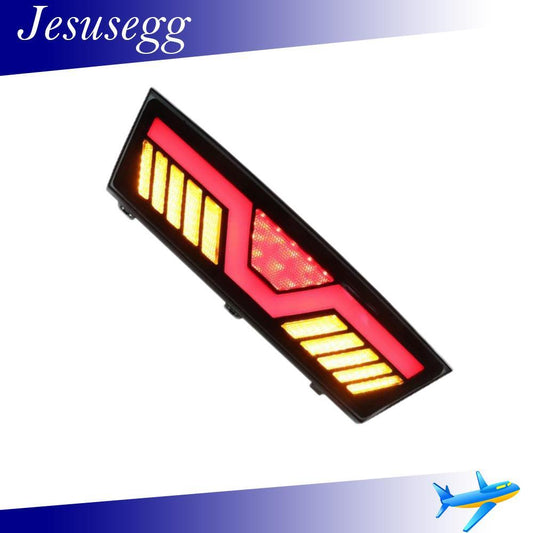 For Model Y 2020 2021 2022 Rear Bumper Spoiler Led Signal Lights Fog Lamps