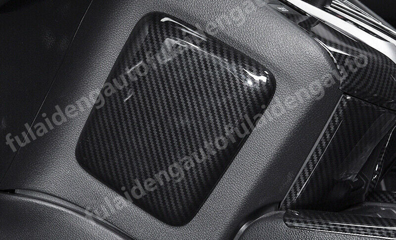 for Honda CR-V CRV 2017-2022 Carbon fiber Interior Console Gear Shift Guard Trim