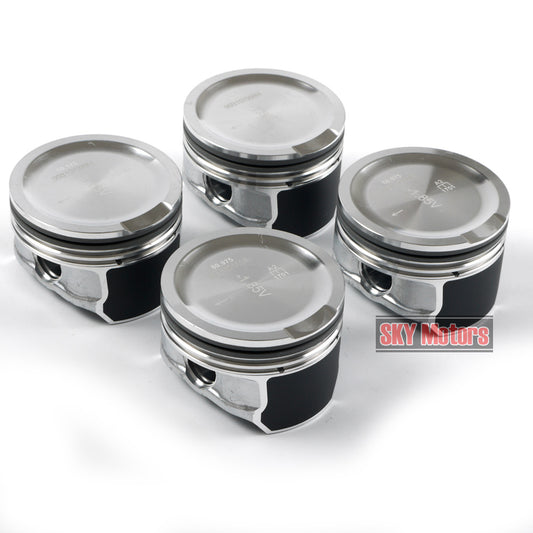 4x Pistons 81mm 0.00 STD ¦µ19mm for VW for Jetta for Golf GTI for Passat 1.8L Turbo DOHC 20V