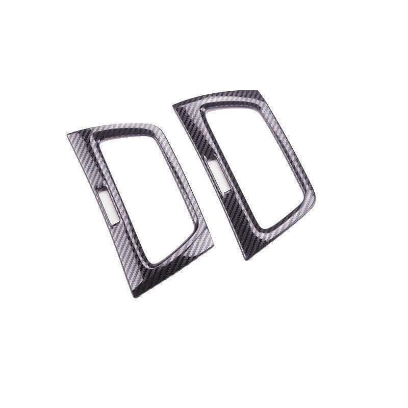 LR AC Air Outlet Vent Cover Trim for Honda Accord 2008-2013 Steel Carbon Fiber