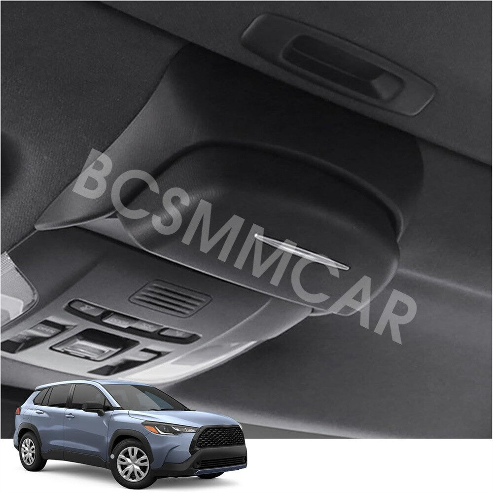 Car Glasses Holder Storage Box One Hand Operation Fit for Toyota Levin 2019-2022