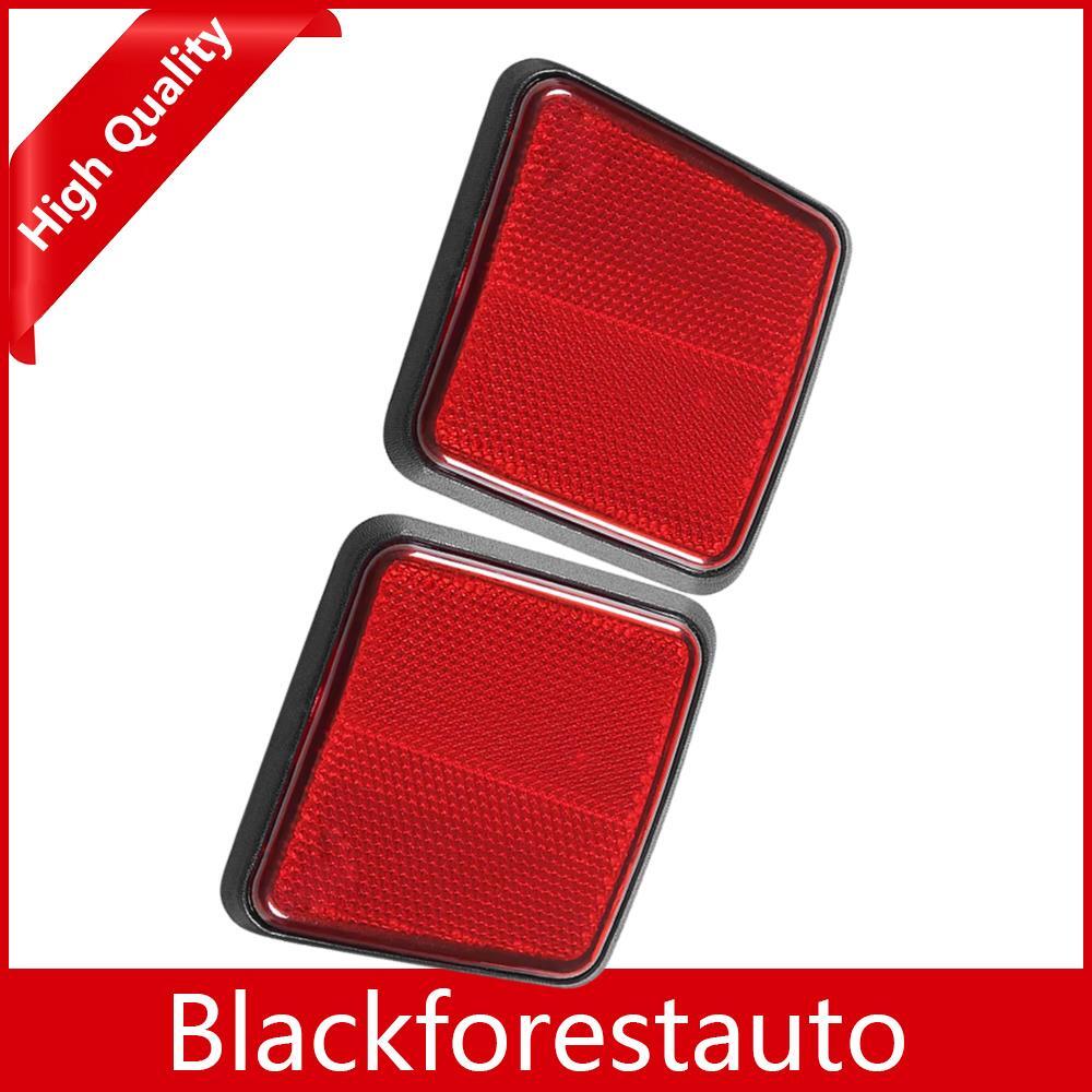 2Pcs For 2005-2007 Escape Left+Right Side Rear Bumper Reflector Red Replacement