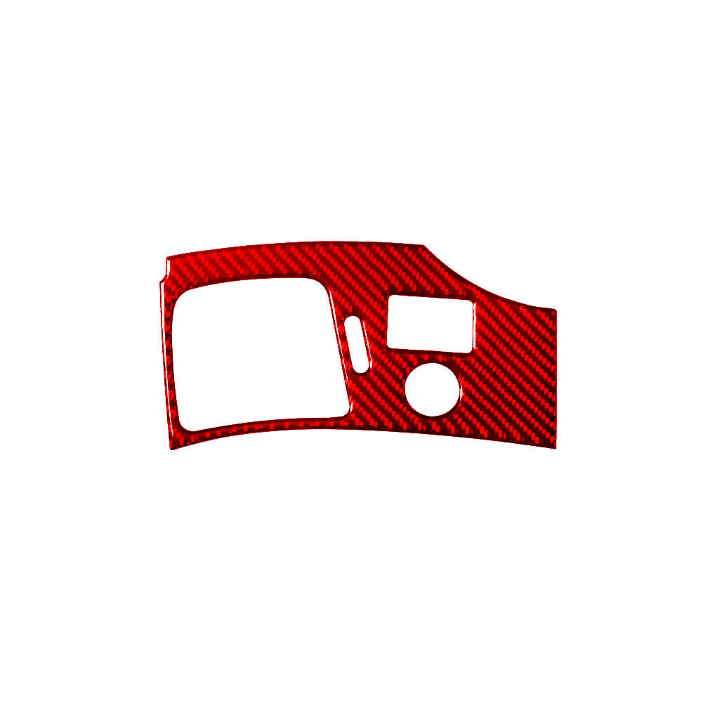 Red Car Driver A/C Outlet Trim Cover Carbon Fiber for CADILLAC CTS SPORT 2008-UP