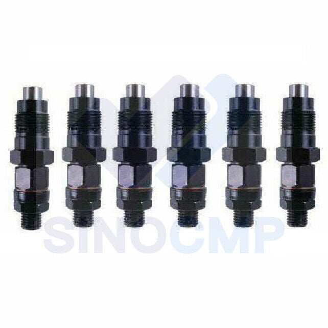 6x Fuel injectors w/093500-3400 23600-64050 for Toyota Landcruiser 1HZ Diesel