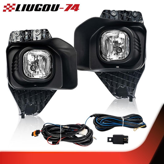 Suitable for 2011-15 for Ford F250/350/450/550, great value clear fog lights with switch (USA)