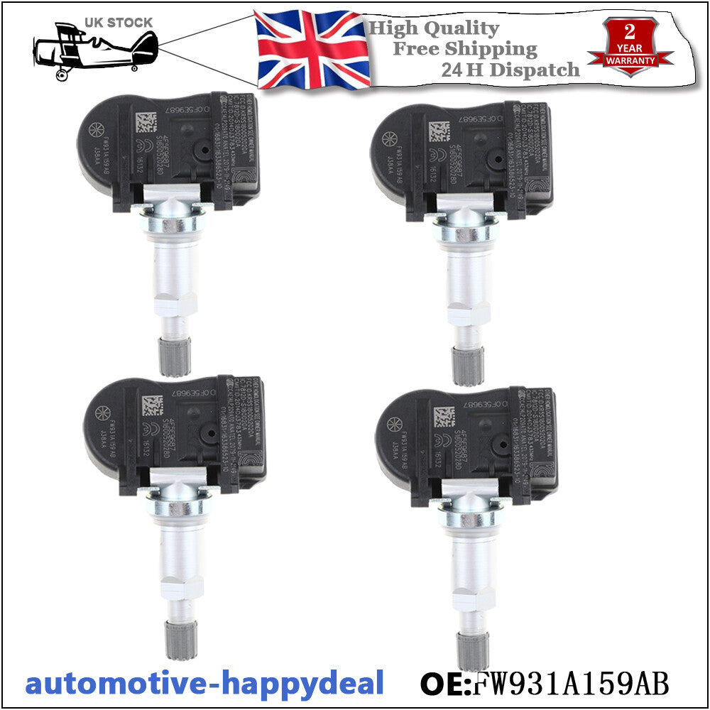 4X Tyre Pressure Sensor TPMS For Land- for Rover Range- for Rover Discovery FW931A159AB