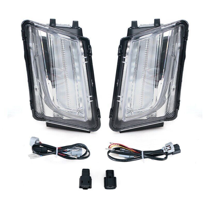2Pcs for Cadillac ATS 2013-2016 1Pair Front LED Bumper Headlights Fog Lights