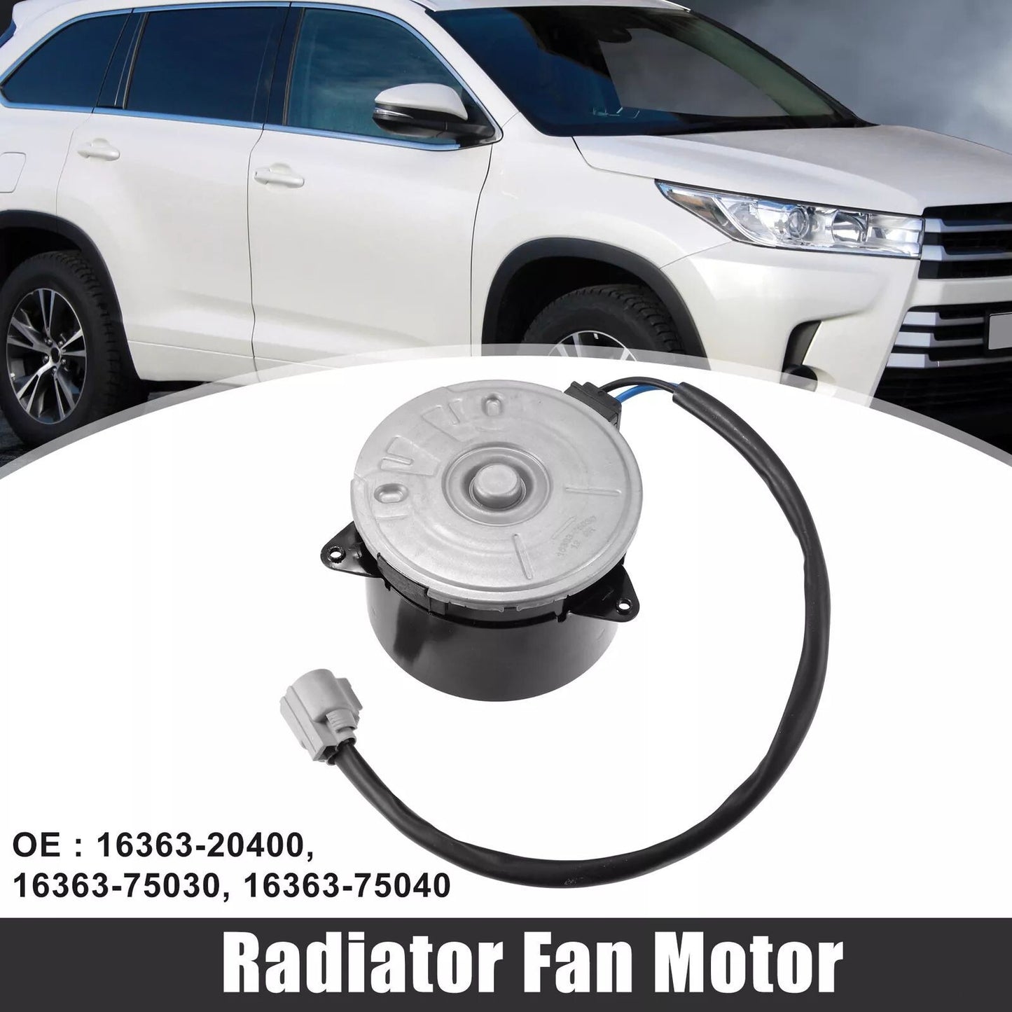 16363-20400 Radiator Fan Motor for Toyota Highlander and for Lexus RX400h (06 07 08-)