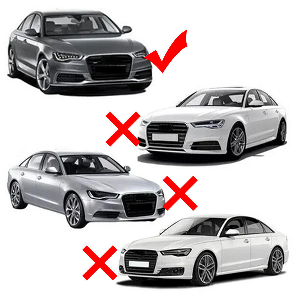 Front Bumper Lower Grille 4G0807681D 4G0807682D Fit for Audi A6 C7 S LineS6