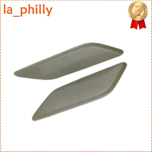 Pair Unpainted Headlight Headlamp Washer Jet Nozzle Cover Cap for CR-V 2015-2017