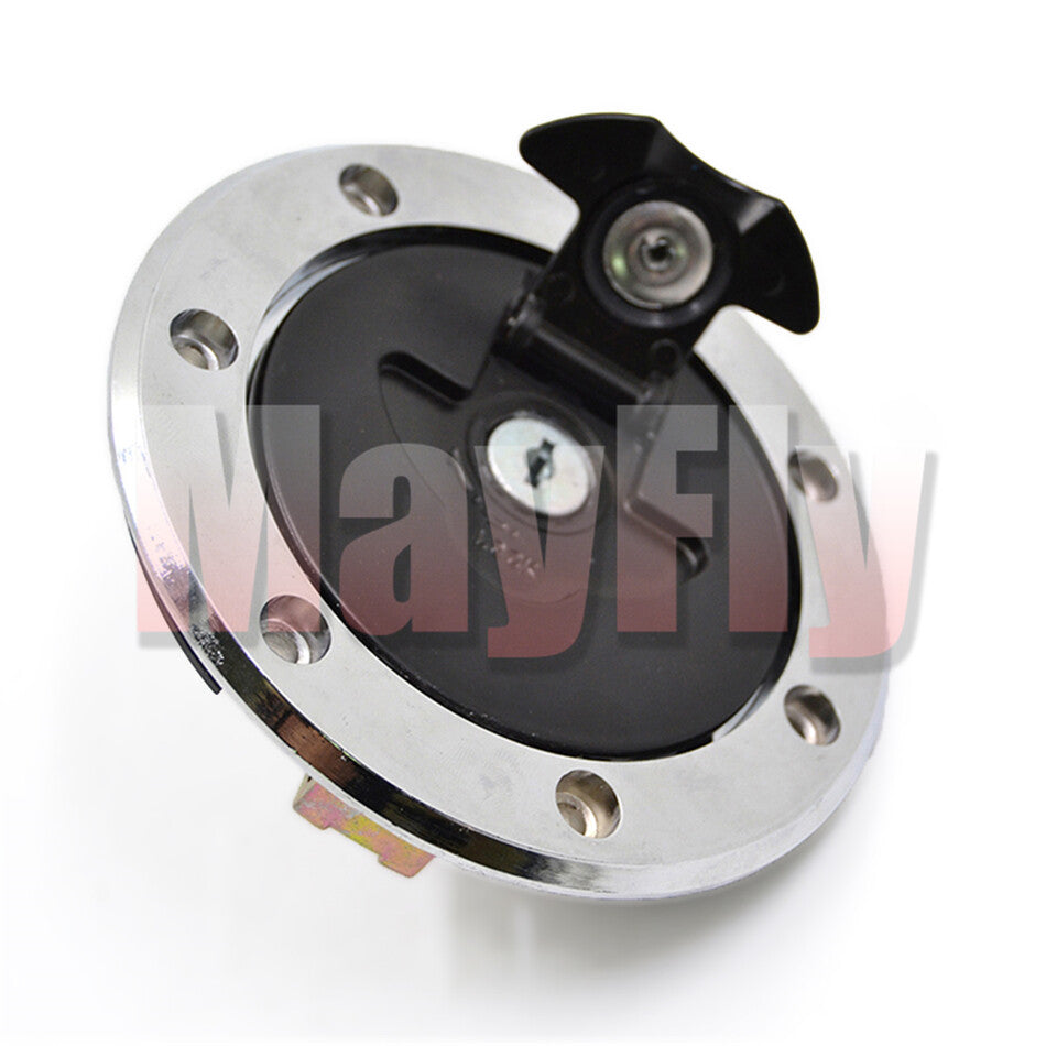 Fuel Gas Tank Cap Cover  Key Fit for Kawasaki ZX6R ZX7R ZX9R ZZR600 1989-2004