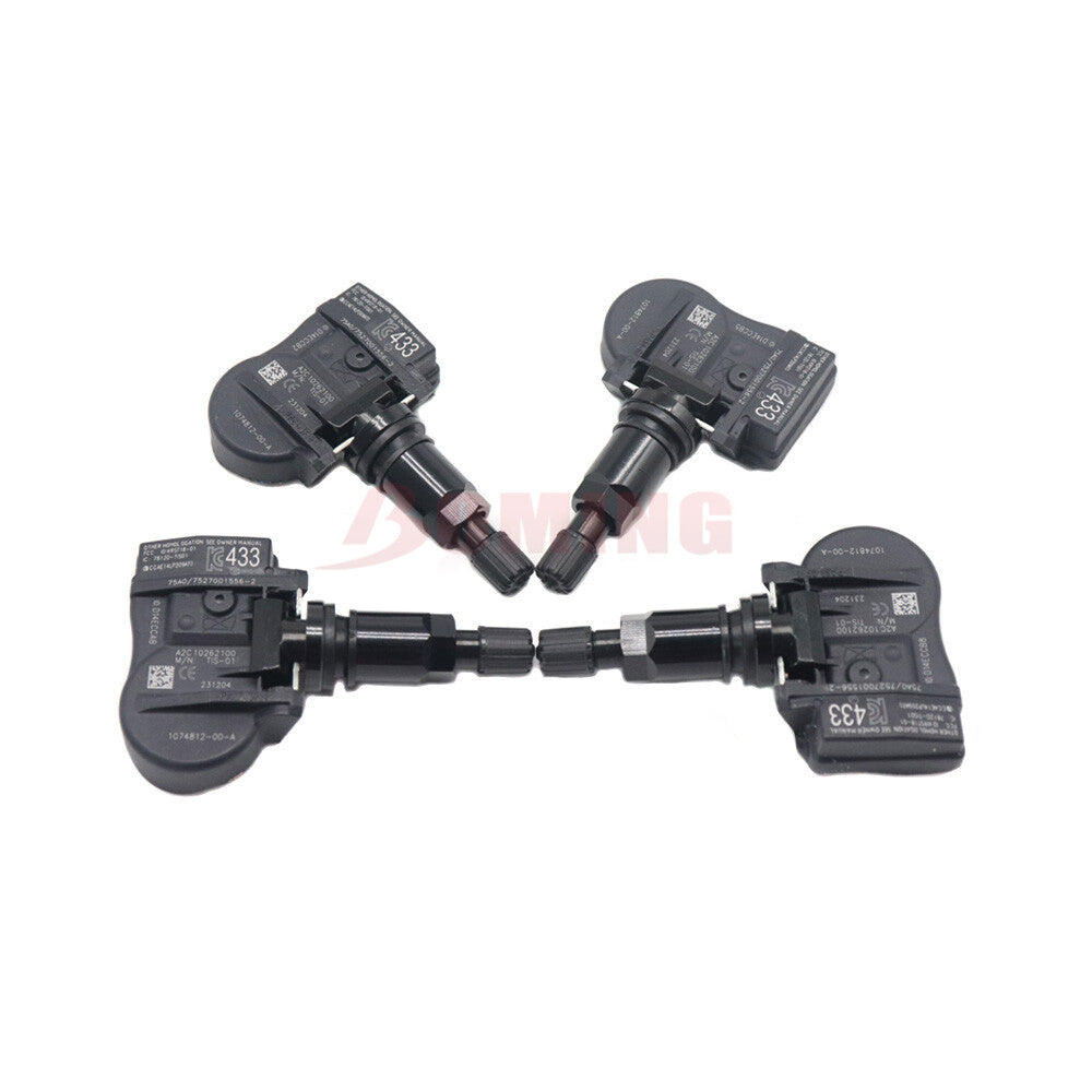 4-piece Tire Pressure Monitoring System 103460200A for Tesla Model 3 SX TPMS 433MHz