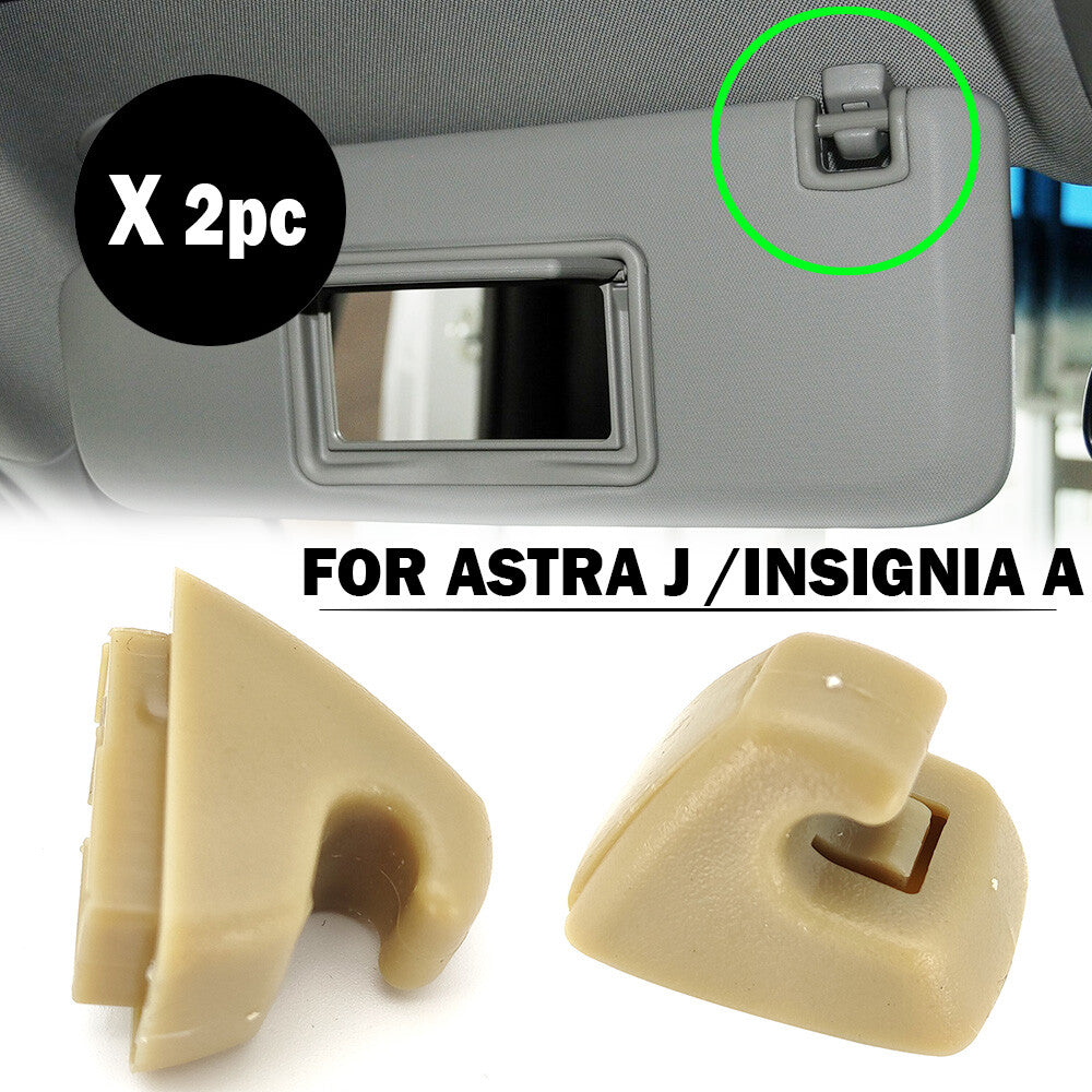 2pcs sun visor clip holder for Holden Barina TM Volt Astra PJ for Cruze Insignia