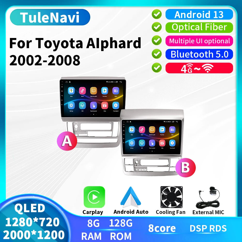 Car Radio for Toyota Alphard 2002-2008 GPS Stereo Audio Video Multimedia Player