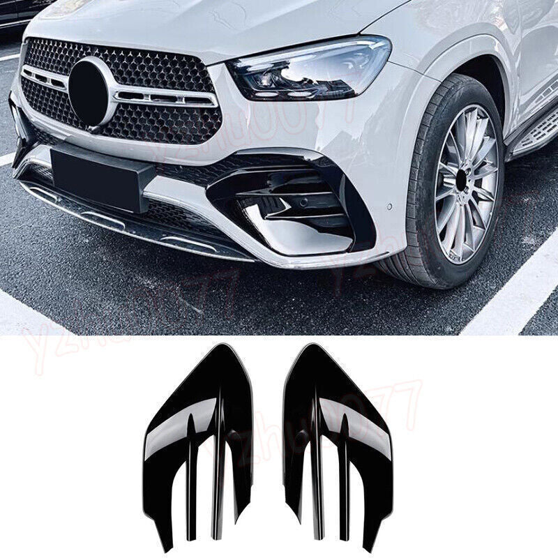 For 2024 for Mercedes-Benz GLE-Class SUV 450 AMG 53 Black Front Air Vent Trim Covers