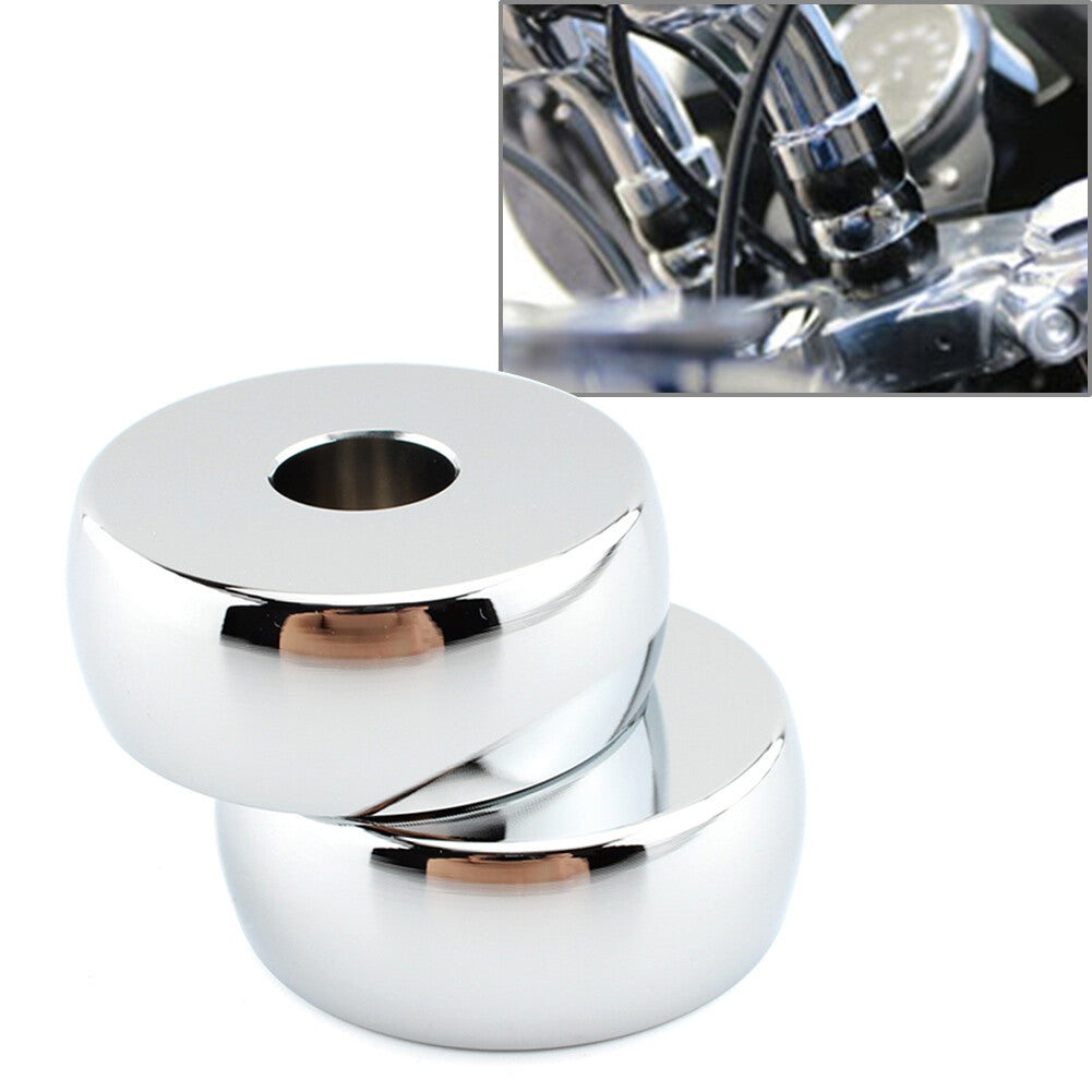 2¢ªLenkererh?hung Spacer Kit 17MM f¨¹r for Harley Davidson SOFTAIL BREAKOUT FXDL DYNA