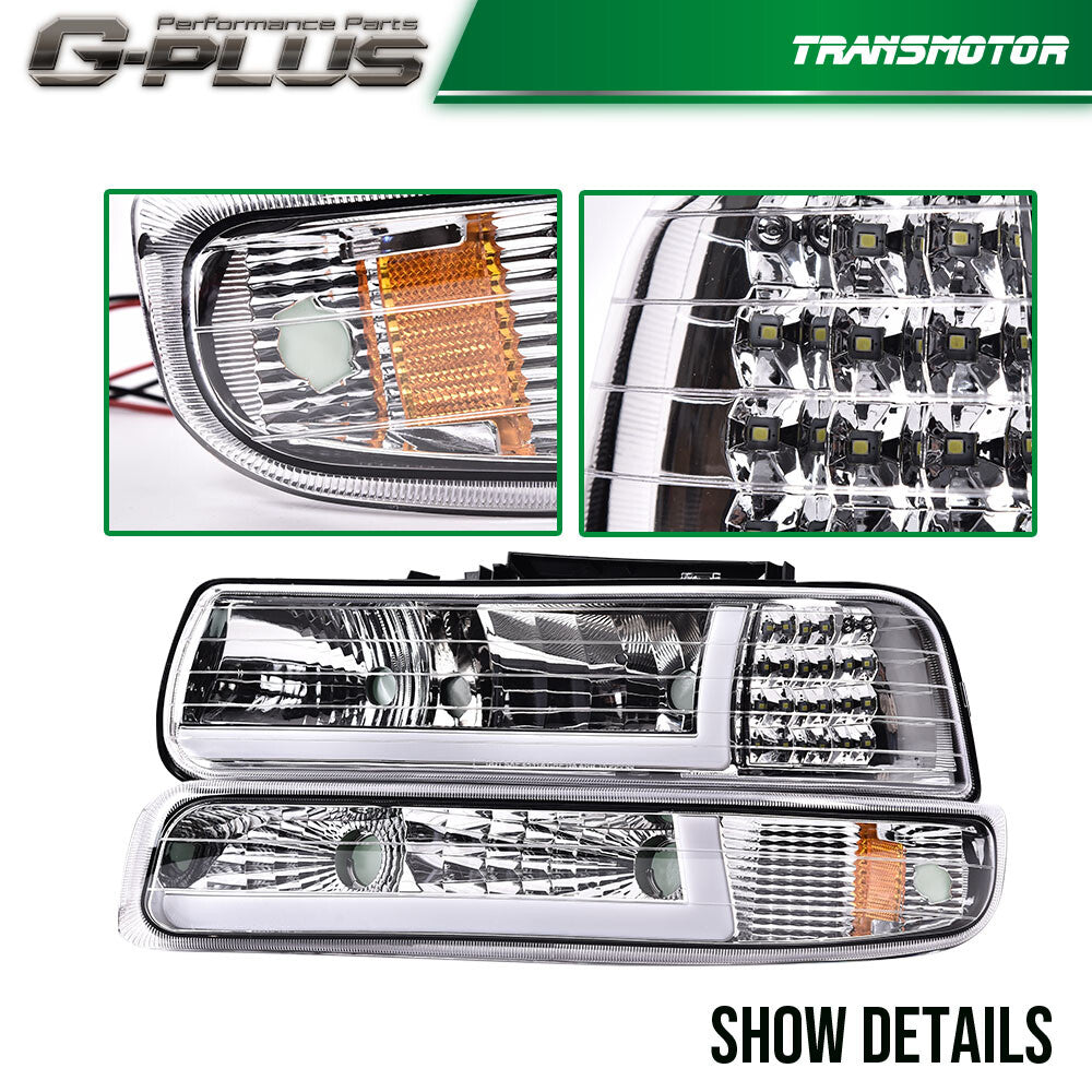 99-02 for Chevrolet Silverado / 00-06 Suburban Tahoe LED BAR DRL