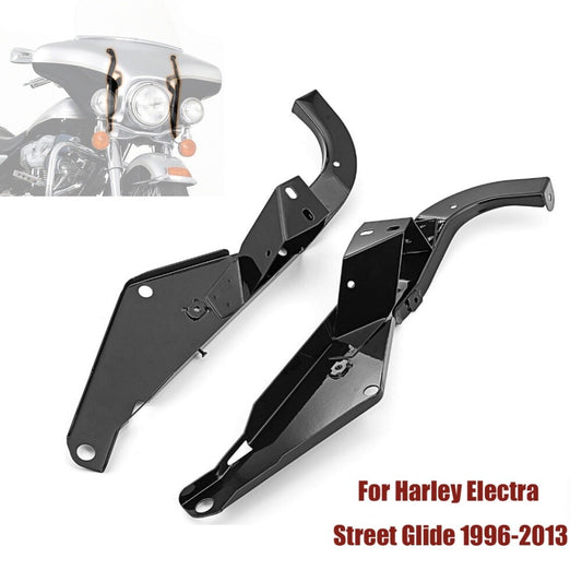 Batwing Inner Fairing Support Brackets for Harley Touring FLHT FLHX 1996-2013