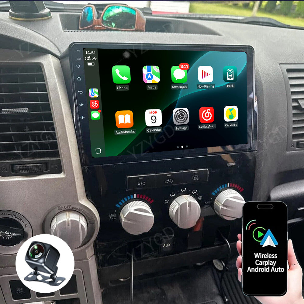 for Toyota Sequoia 2008-2018 Stereo Android Carplay Car Radio Screen GPS Navi BT