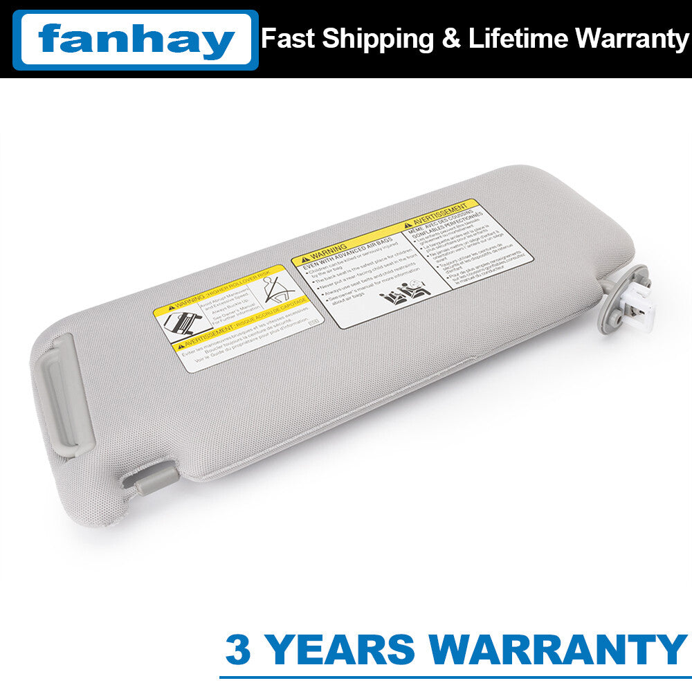 1 gray right sun visor for Toyota 4Runner 2010-2022 74310-35A91-B1