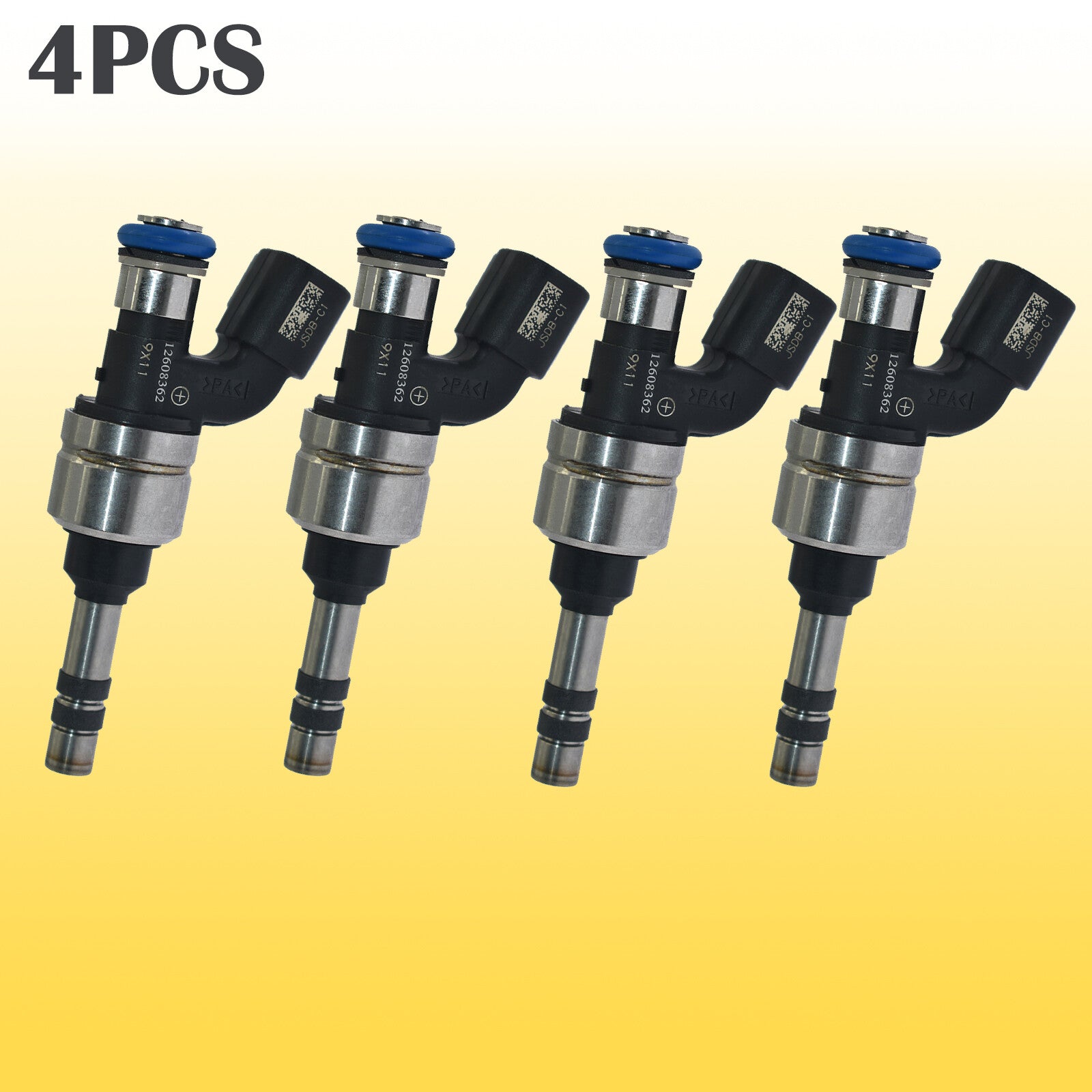 4x Fuel Injectors for 2011-2017 for Buick for Chevrolet Malibu for GMC Terrain 12608362