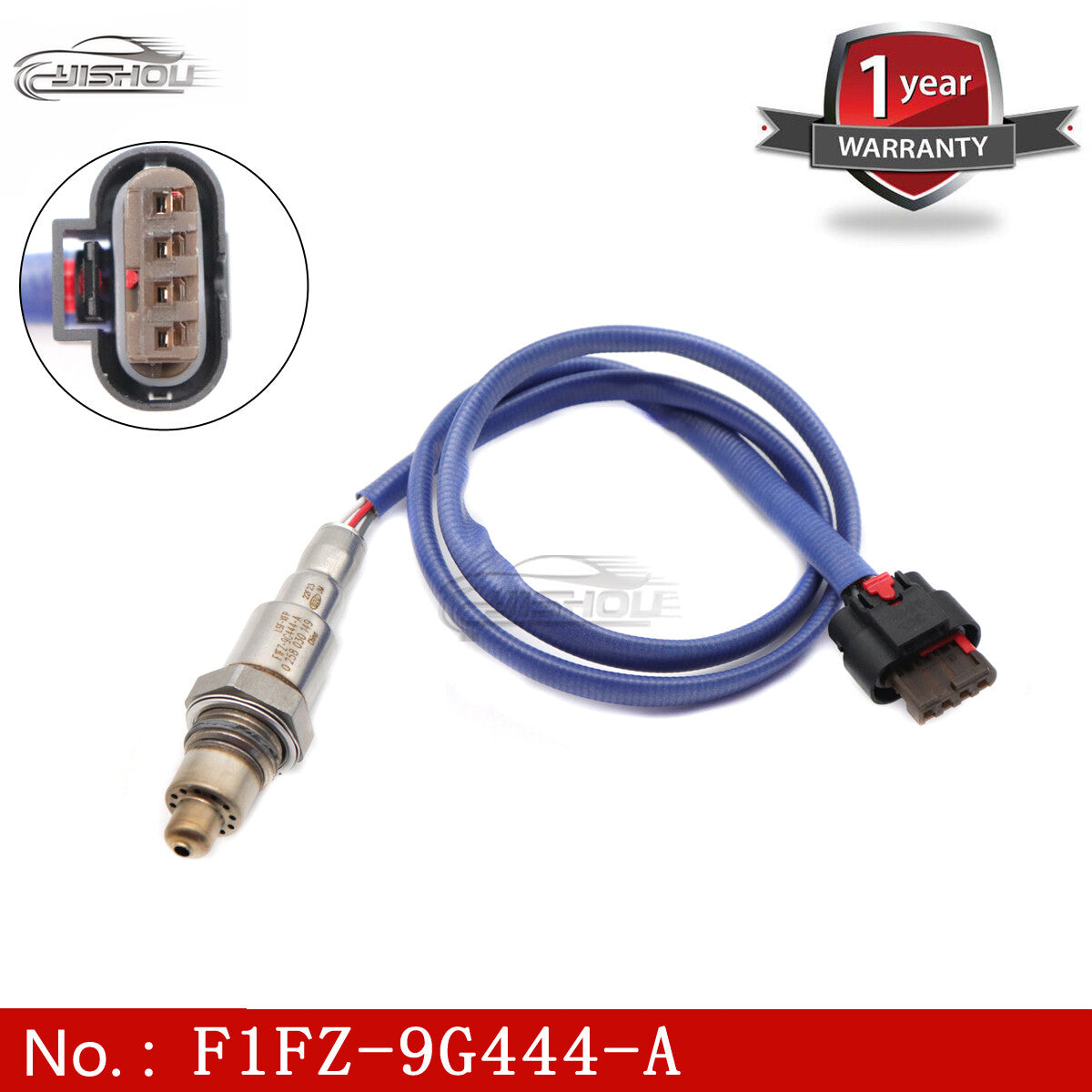 The F1FZ-9G444-A new oxygen sensor is compatible with for Ford C-Max Focus Kuga Tourneo Connect 1.0 and 1.5.