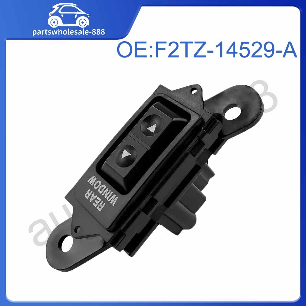 F2TZ-14529-A Black Rear Side Power Window Door Switch for Ford Bronco 1992-1996