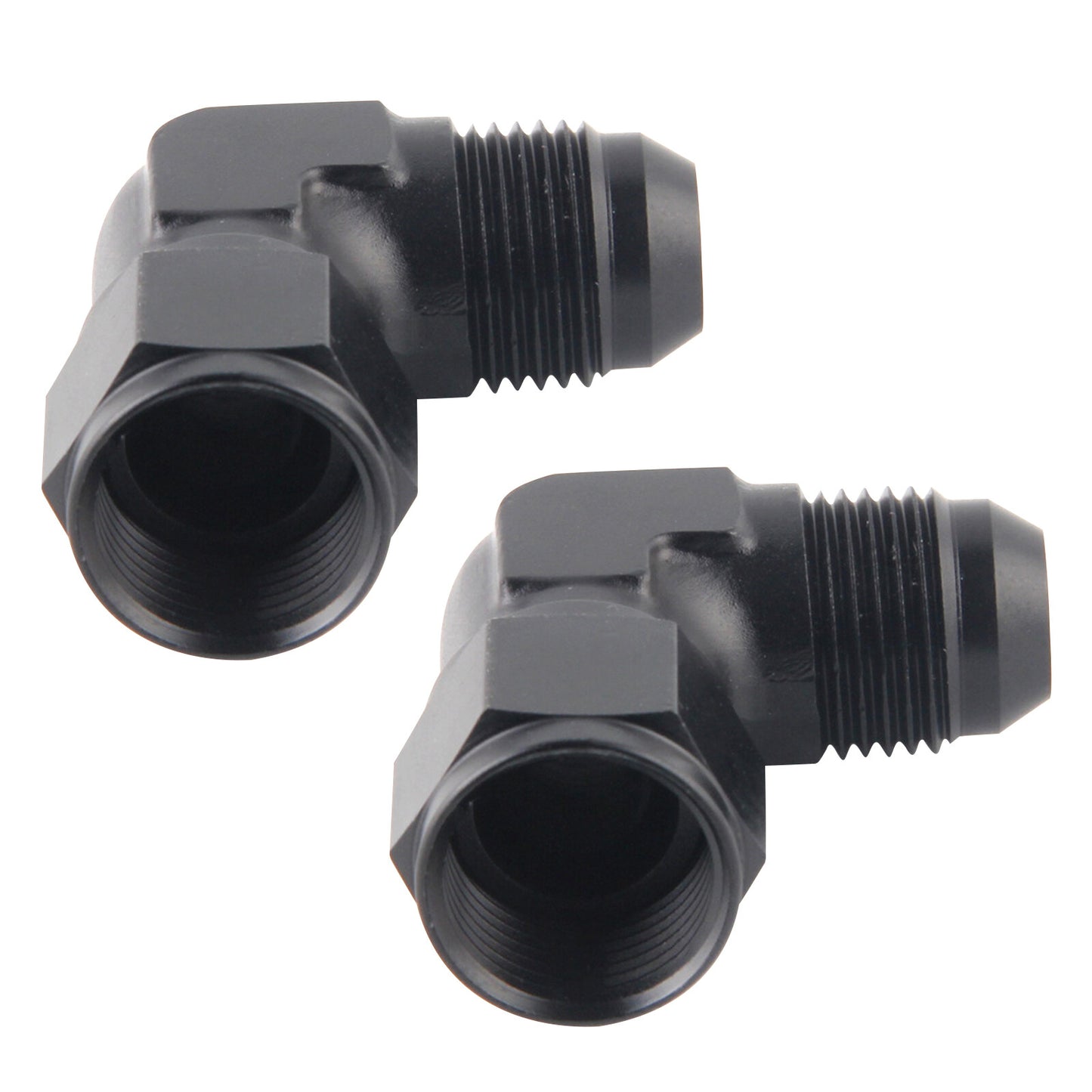90¡ã Aluminum Car Fuel 6AN Bulkhead Swivel Flare Fitting Female to Male Adapter