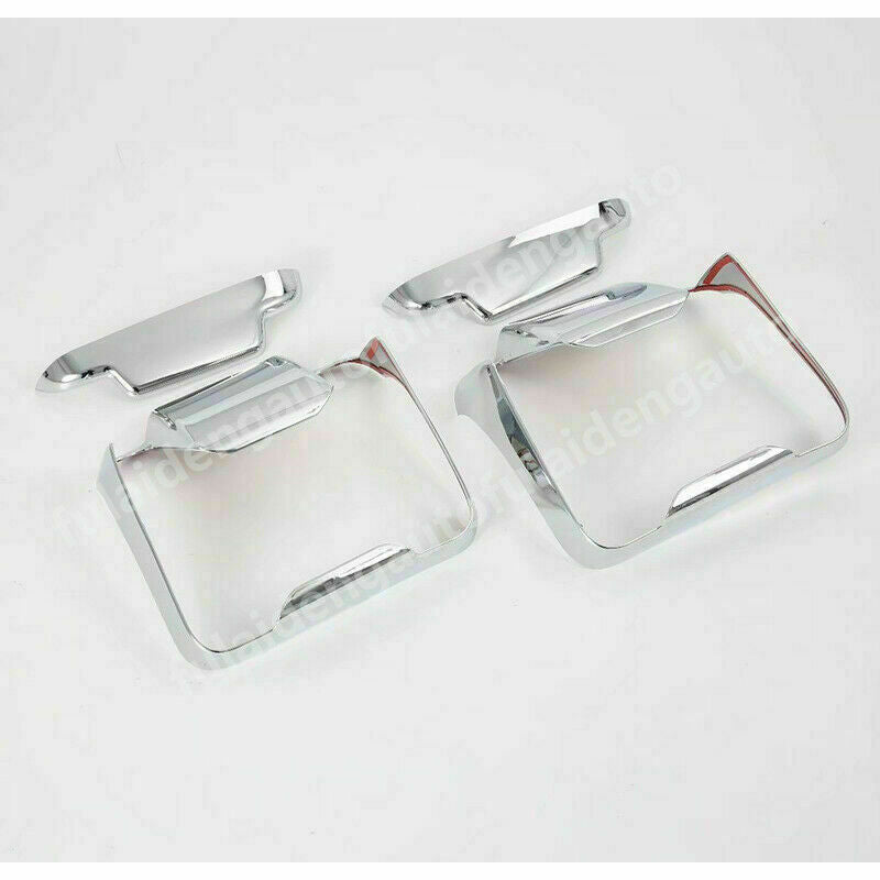 4Pcs Chrome Rear Tail Light Lamp Frame Cover Trim for Jeep for Wrangler JL 2018-2021