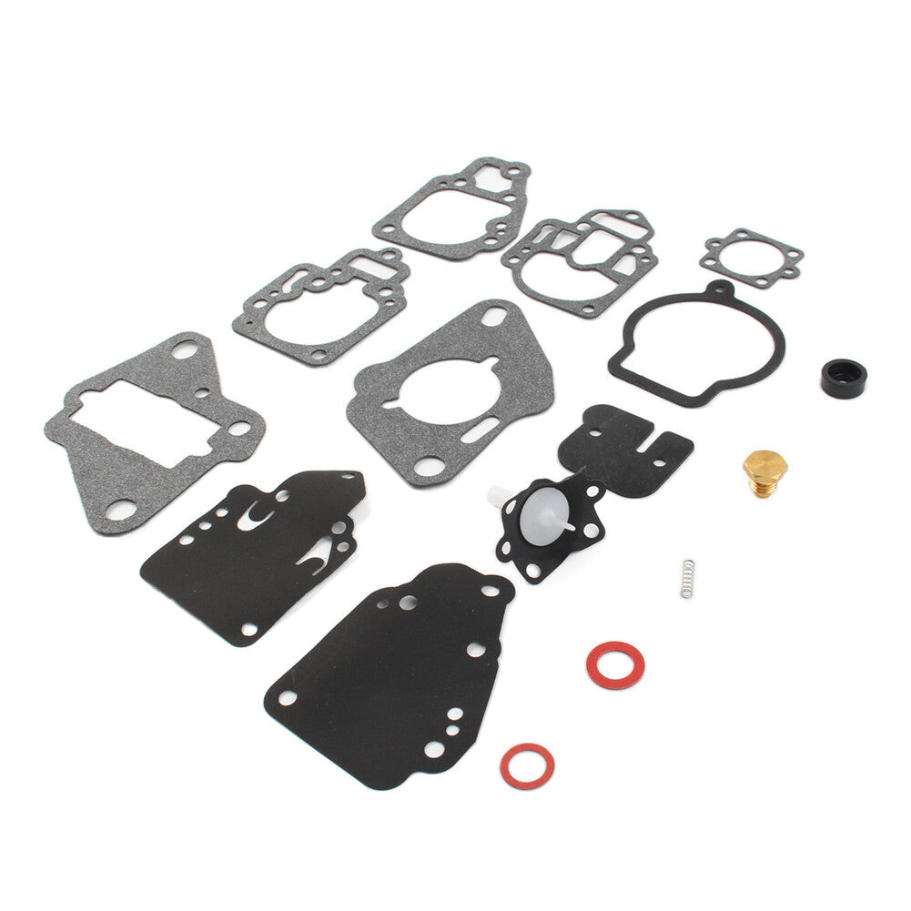 Outboard Carb Carburetor Rebuild Kit for Mercury 6-25HP 1395-97611 18-7212 Motor