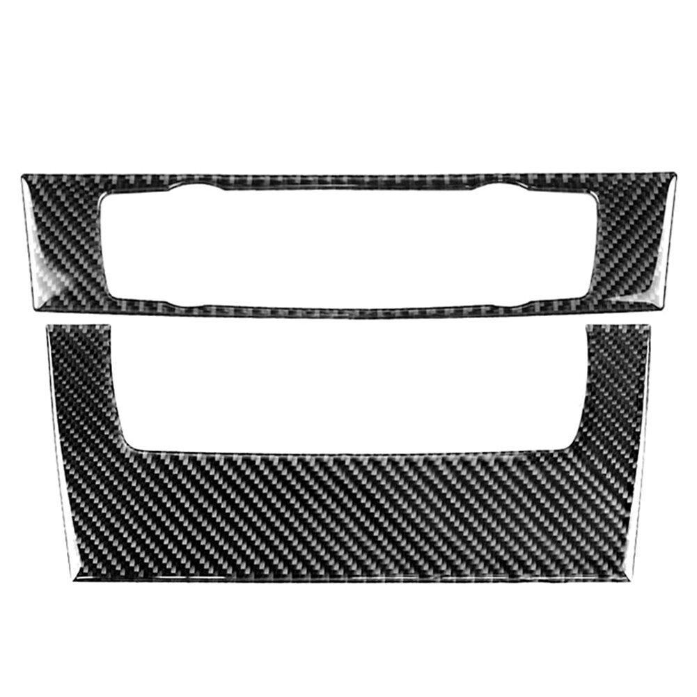 Carbon Fiber Console CD Panel Cover Trim for BMW 3 Series E90 E92 E93 2005-2012