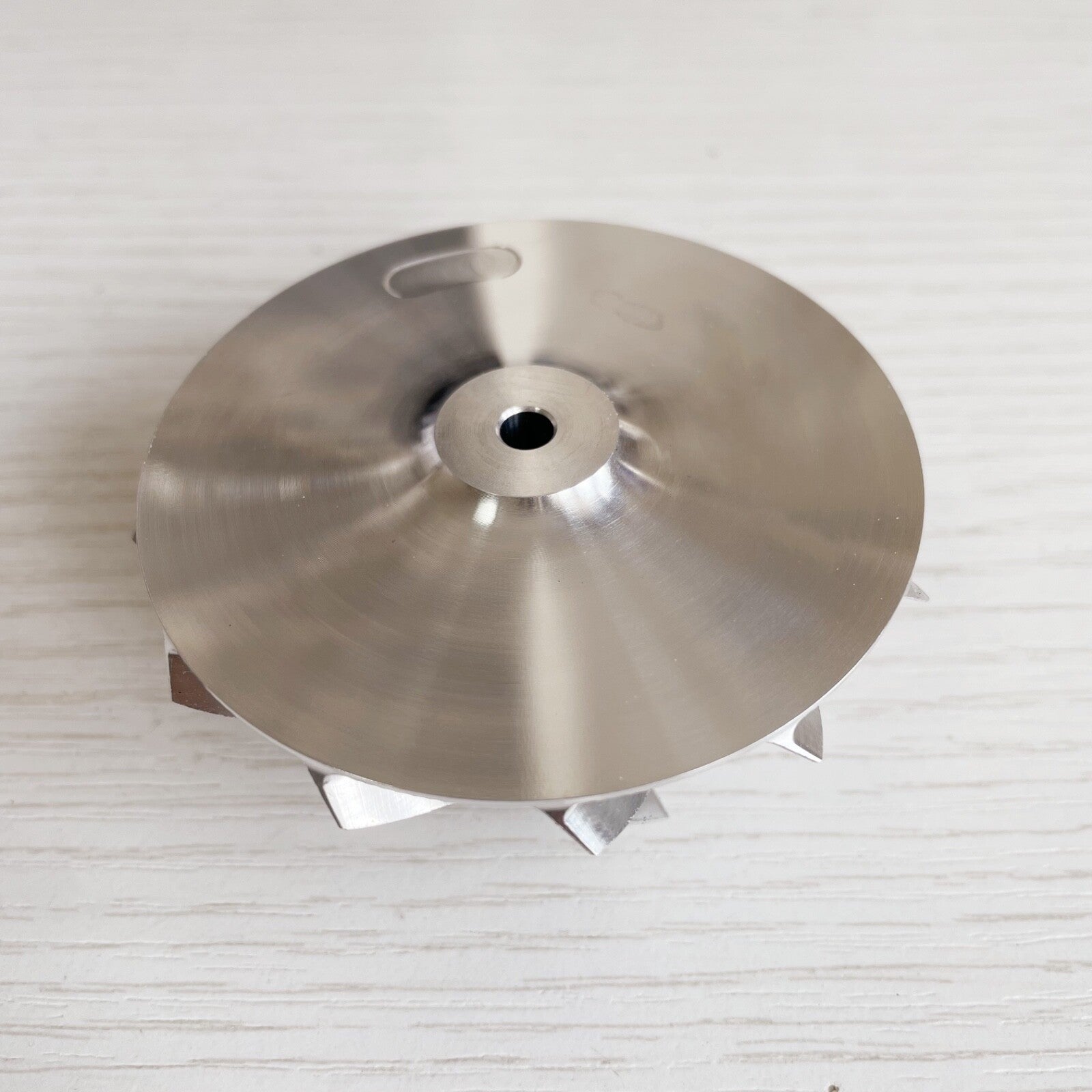 K04 54.20/66.56 mm 6+6 blade high-performance turbine blank compressor wheel 2.67