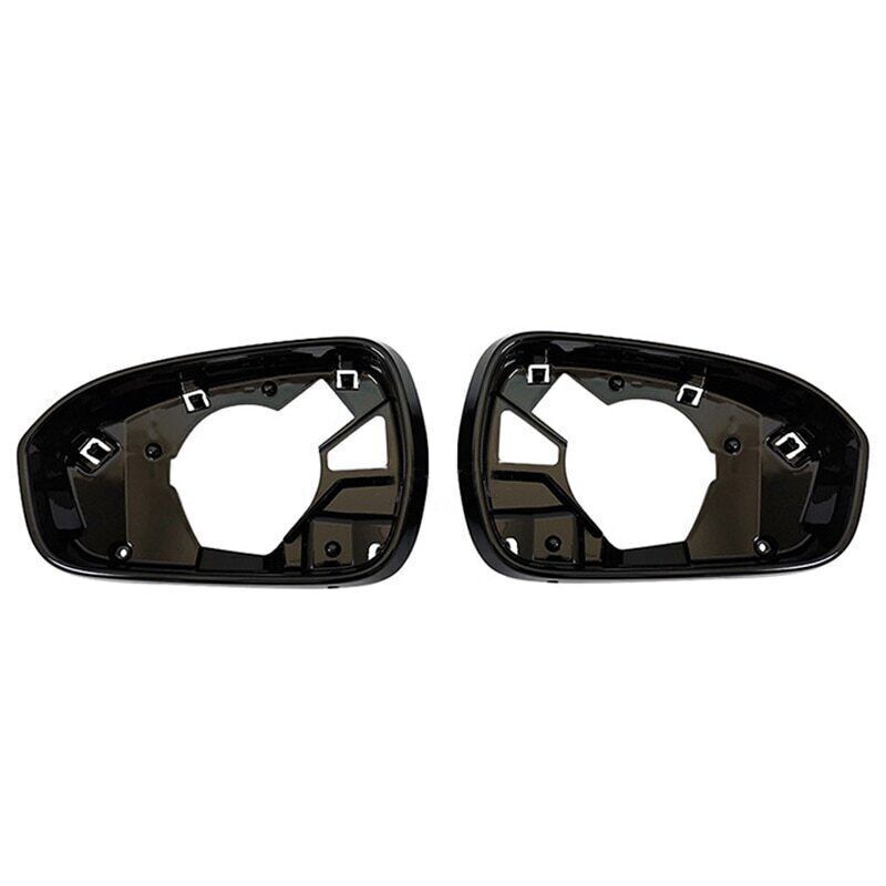 1Pair Glossy black Wing Side mirror frame holder cover for Ford Fusion 2013-2020