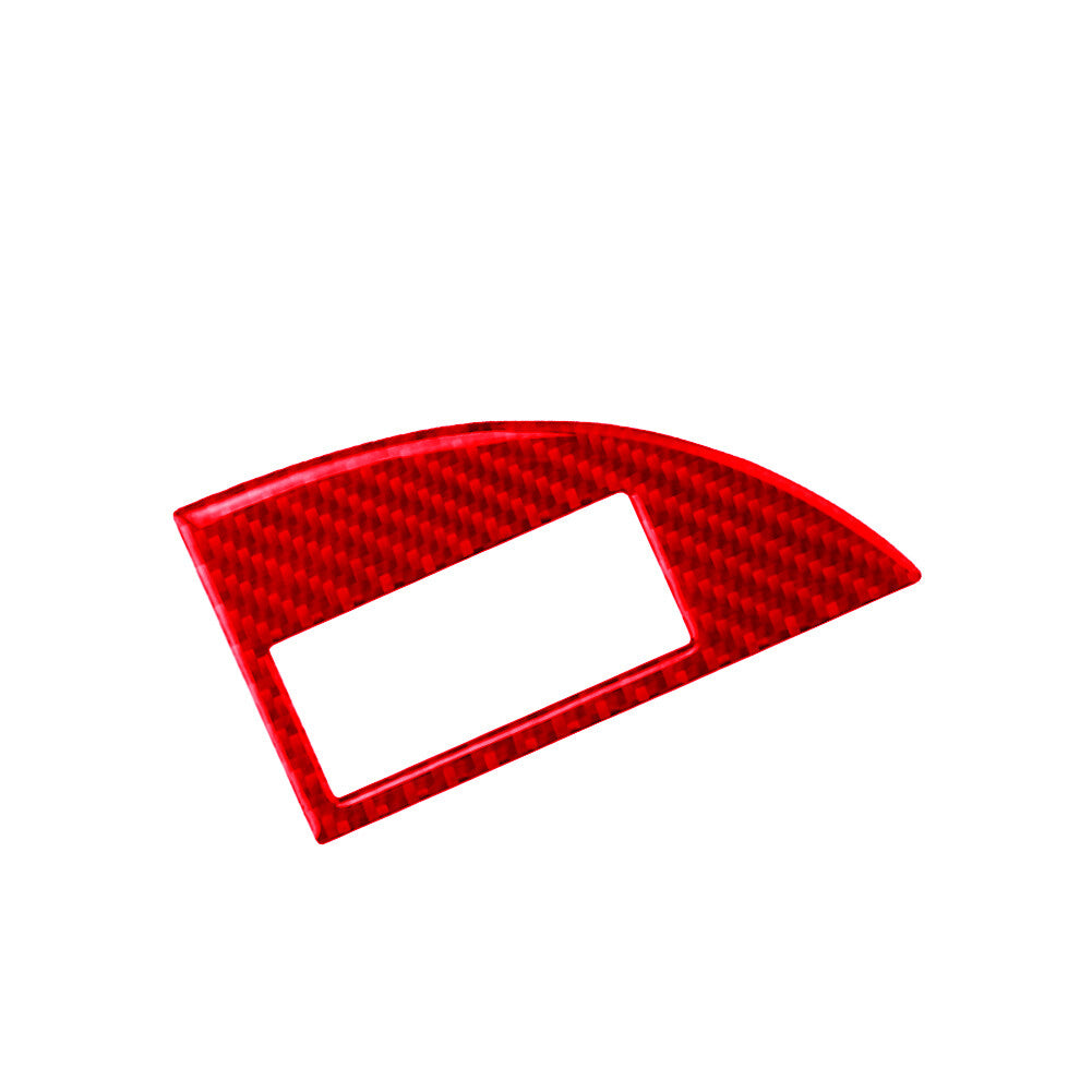 Red carbon fiber car for seat control trim for Audi A4 S4 2005-2008