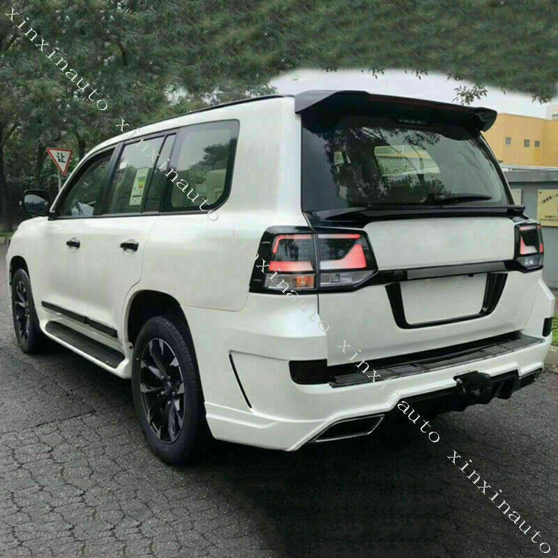 8X for Land Cruiser 200 2016-2021 Glossy Black Rear Taillight Molding Trim Strip