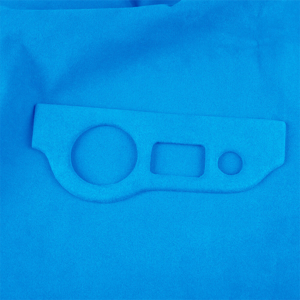 for Dodge for Challenger 2015+ Charger 2010+ Headlight Switch Panel Cover Suede Blue