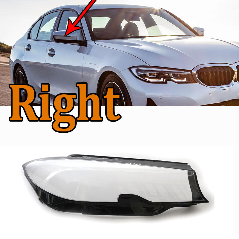 for BMW 3 SERIES G20 2019 2010 2021 Right Auto Headlight lamp Lens Cover Shell