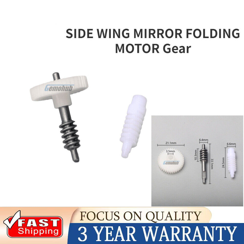 3PC Side Mirror Folding Motor Gear Repair Kit For 2008-2017 for Toyota Sequoia