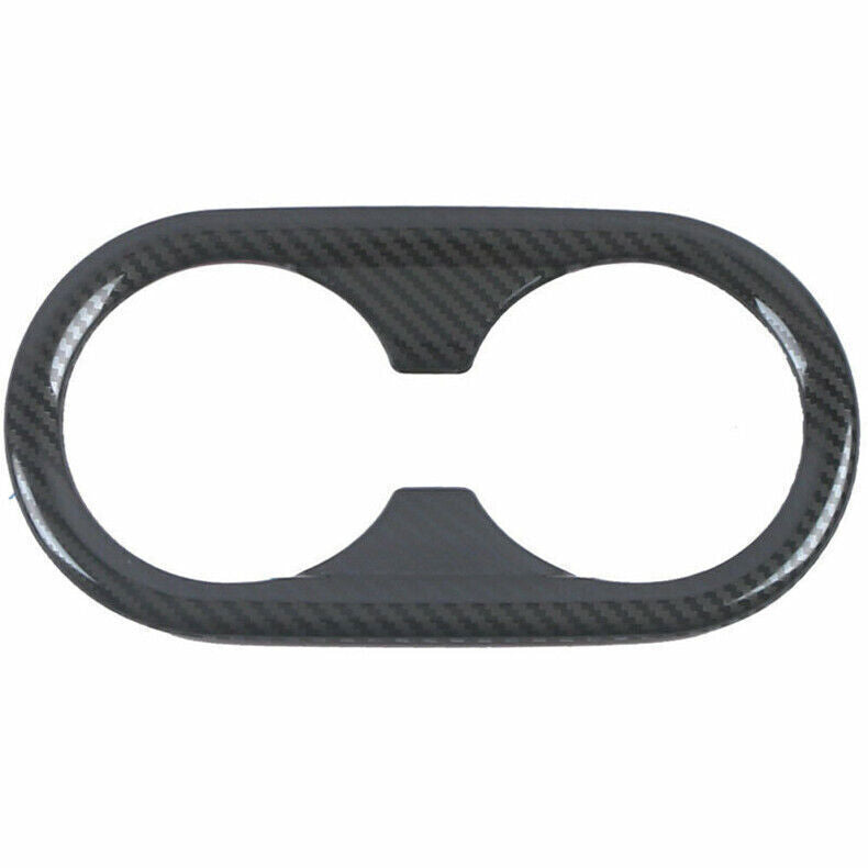 for Kia K5 21-2024 Carbon Fiber Look Inner Rear Water Cup Panel Frame Cover Trim