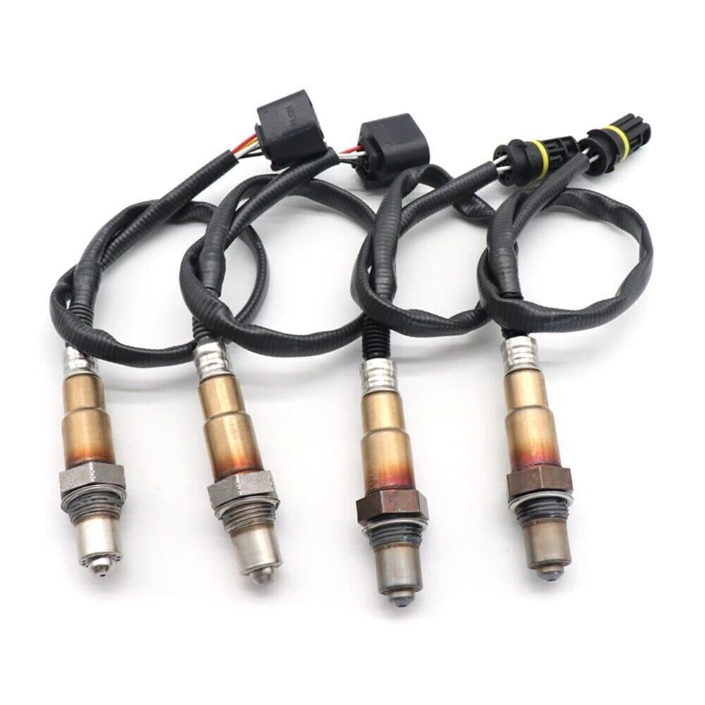 4Pcs Up+Down Oxygen O2 Sensor for BMW 550I 650I 750I 750Li X6 for Alpina B6 B7 4.4L