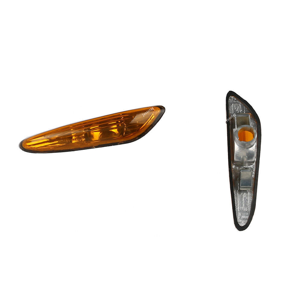 Pair Lens Side Marker Lights Signal Lamps for BMW E46 3-Series 2002-2005 2PCS