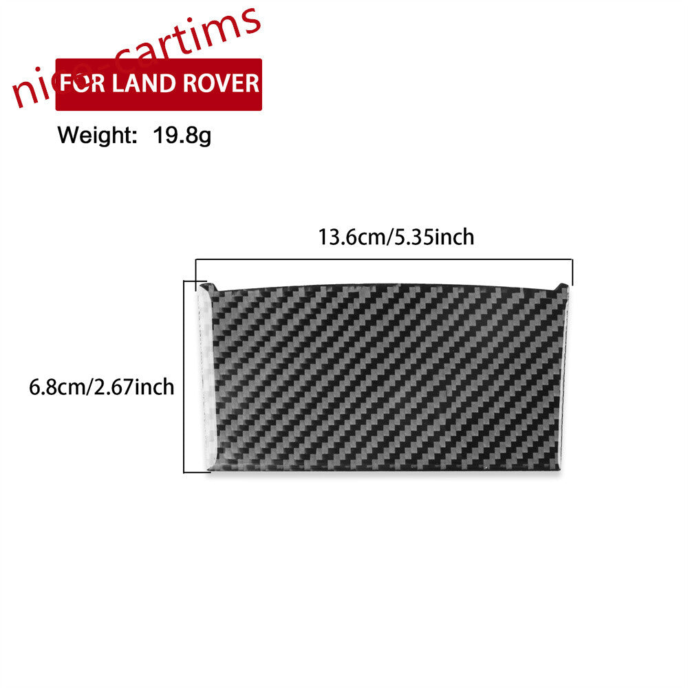 Console Storage Box Rear Trim for Land Rover Discovery Sport 2015-19Carbon Fiber