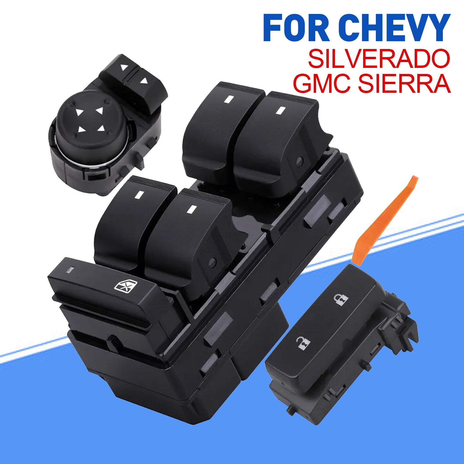 Window Control Door Lock Mirror Switch 20945129 for Chevy Silverado for GMC for Sierra